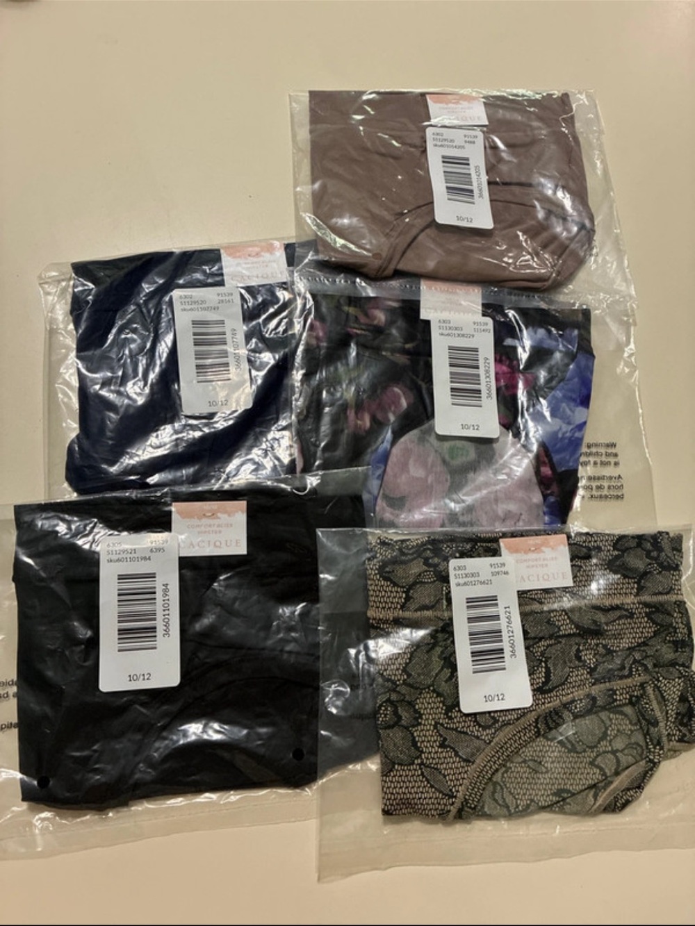 5 Lane Bryant hipster panties 10/12